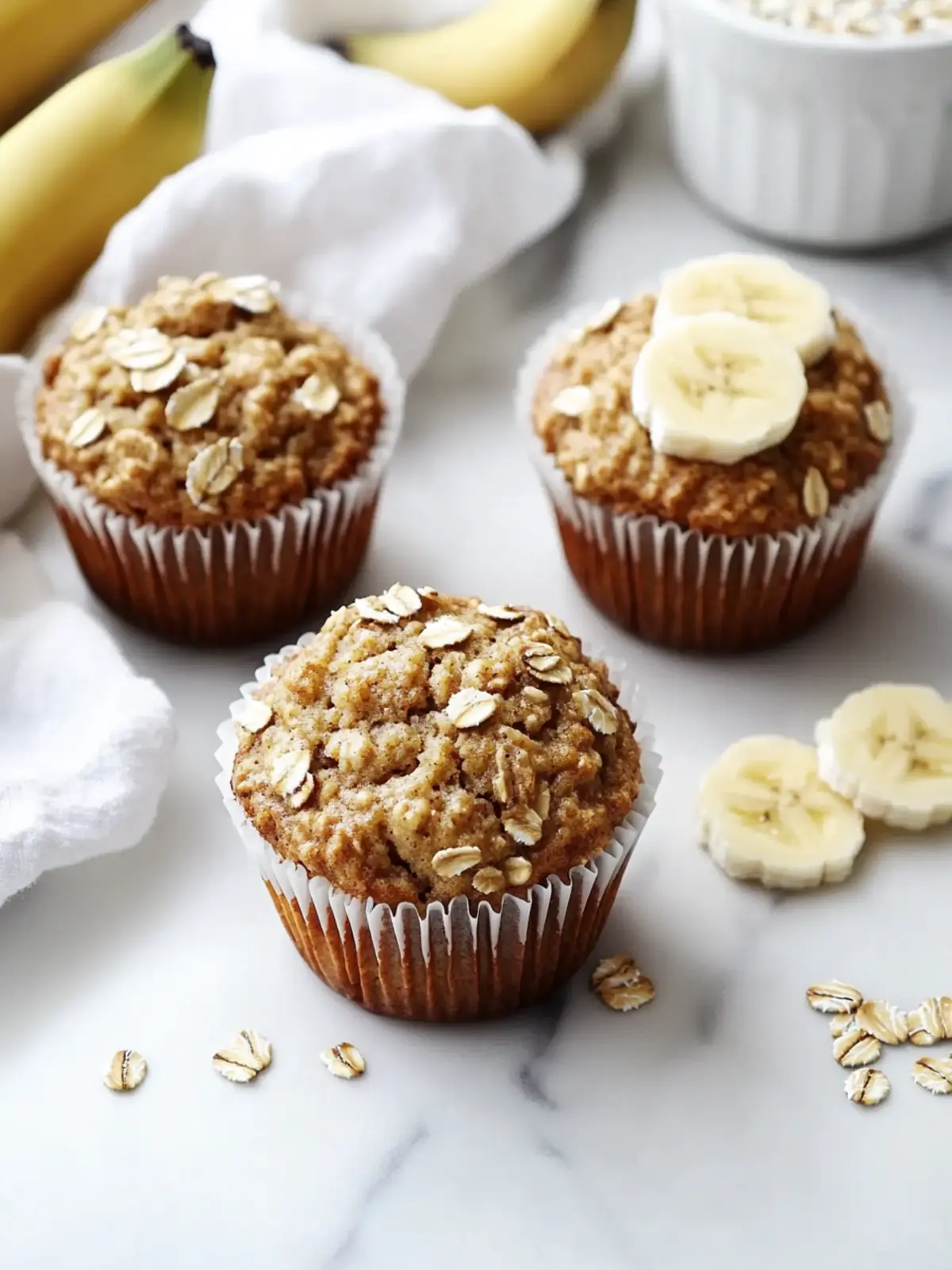 Healthy Banana Oatmeal Muffins That Will Brighten Your Morning 5 Healthy Banana Oatmeal Muffins