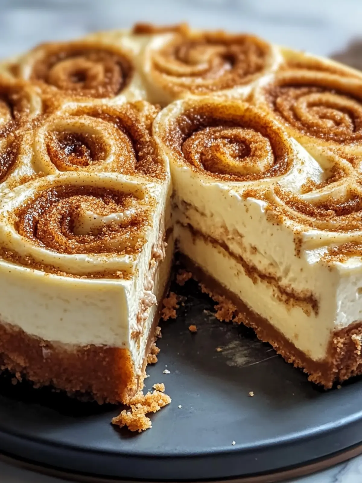 Cinnamon Roll Cheesecake: Your New Favorite Dessert Delight 5 Cinnamon Roll Cheesecake