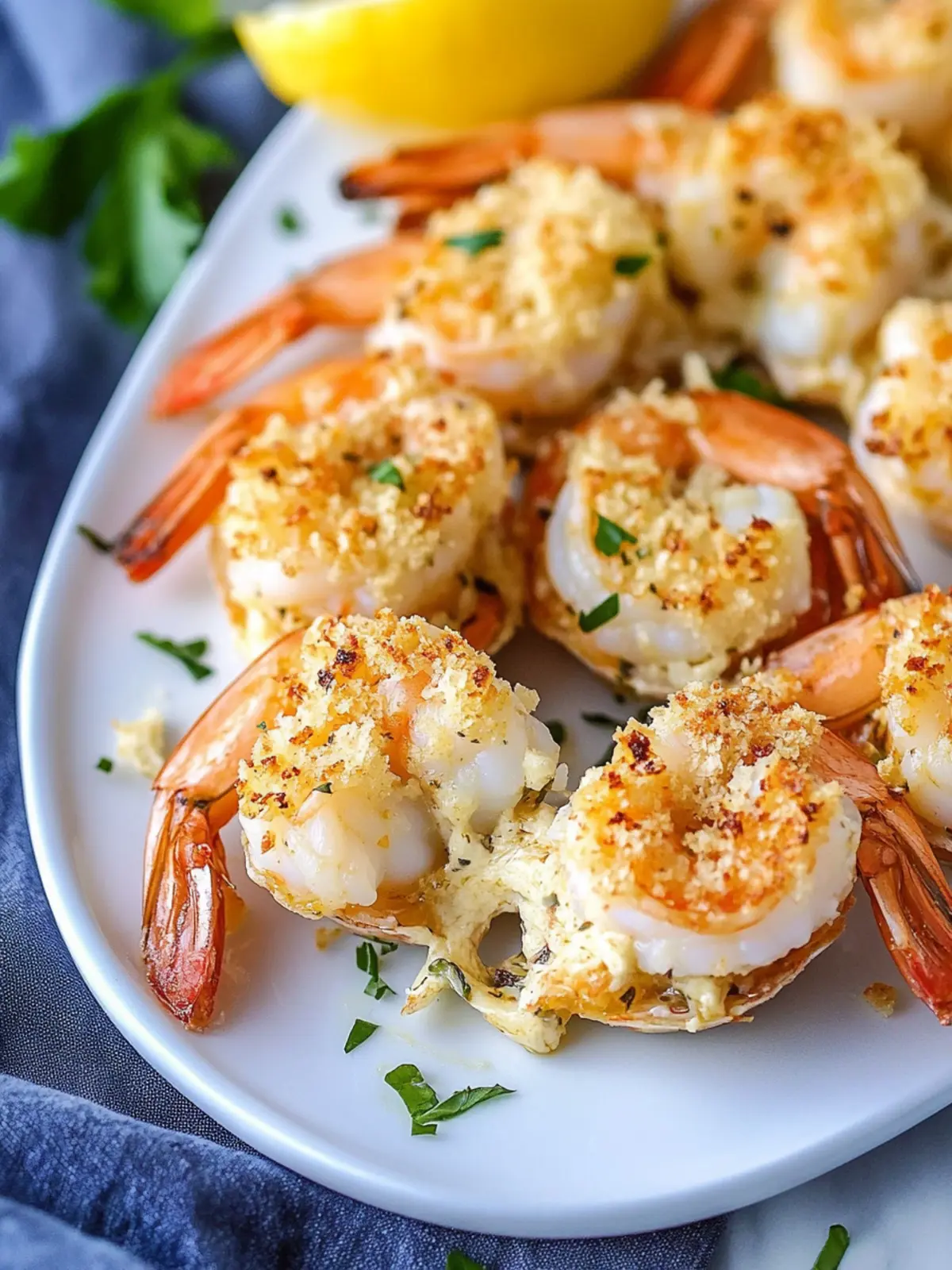 Irresistible Baked Stuffed Shrimp with Creamy Crab Delight 3 Baked Stuffed Shrimp