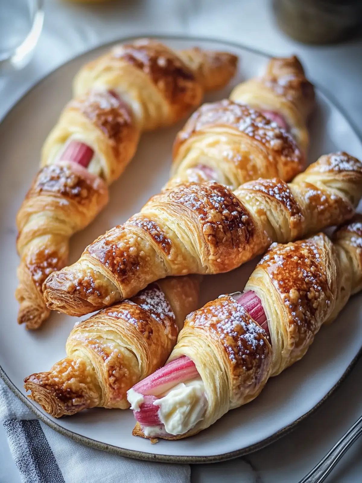 Delicious Rhubarb Cream Cheese Danish Twists in 6 Easy Steps 5 Rhubarb Cream Cheese Danish Twists