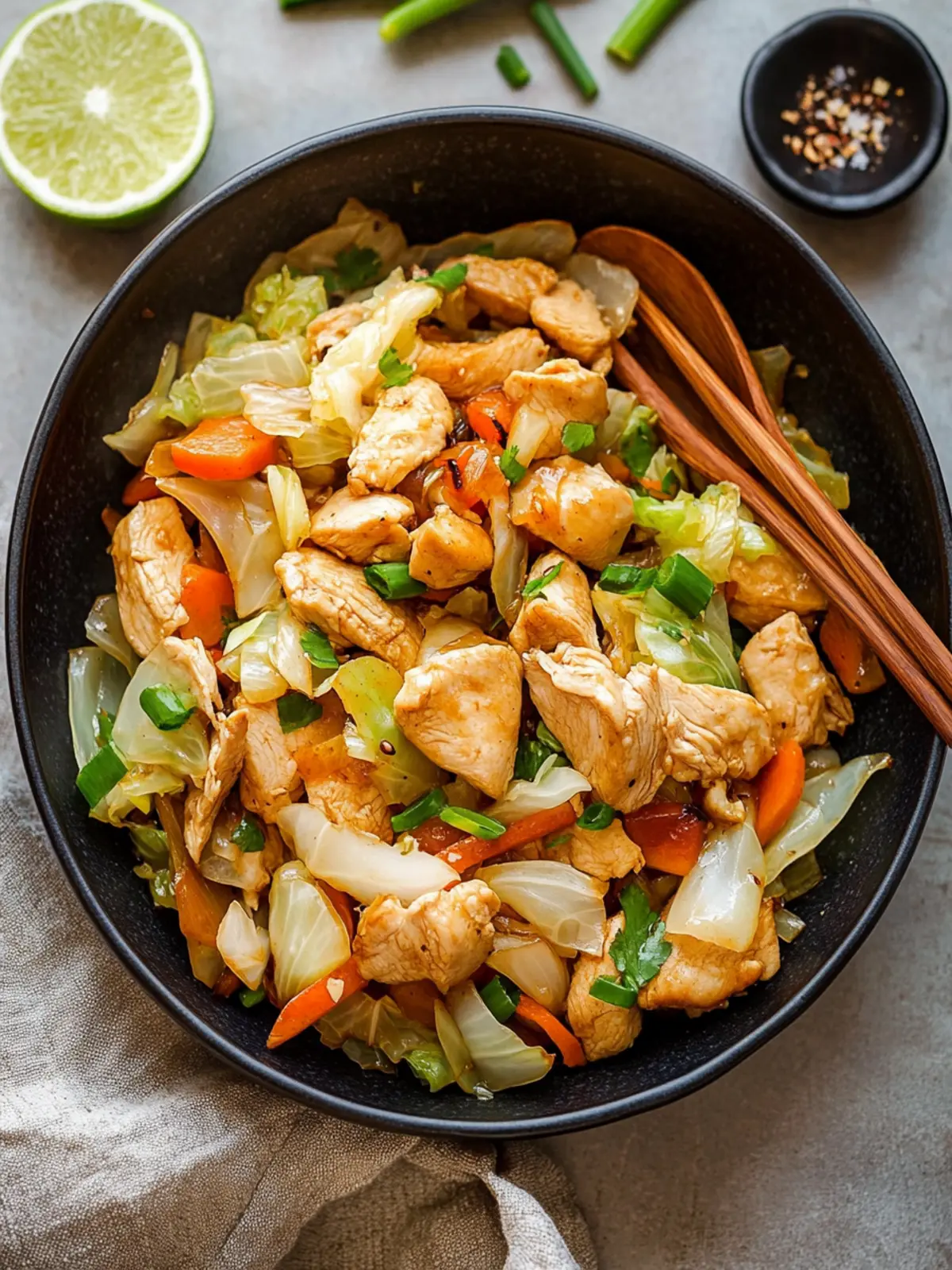 Chicken and Cabbage Stir Fry
