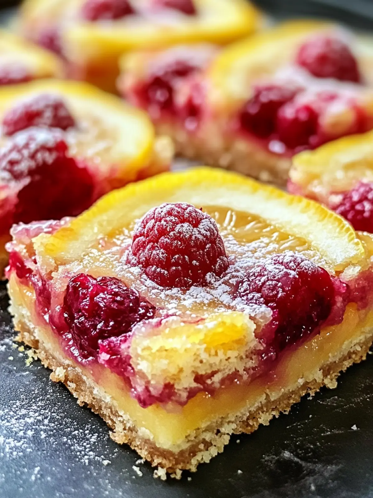 Crispy Lemon Raspberry Bars: Easy Treats for Sweet Cravings 4 Crispy Lemon Raspberry Bars