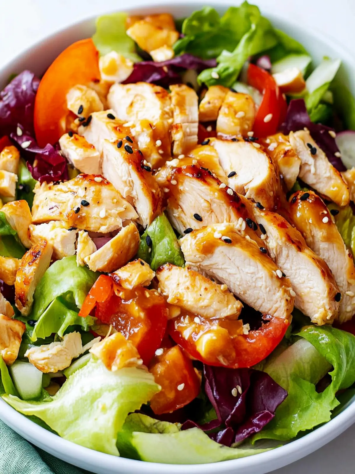 Asian Chicken Salad with Sesame Ginger Vinaigrette Delight 3 Asian Chicken Salad with Sesame Ginger Vinaigrette