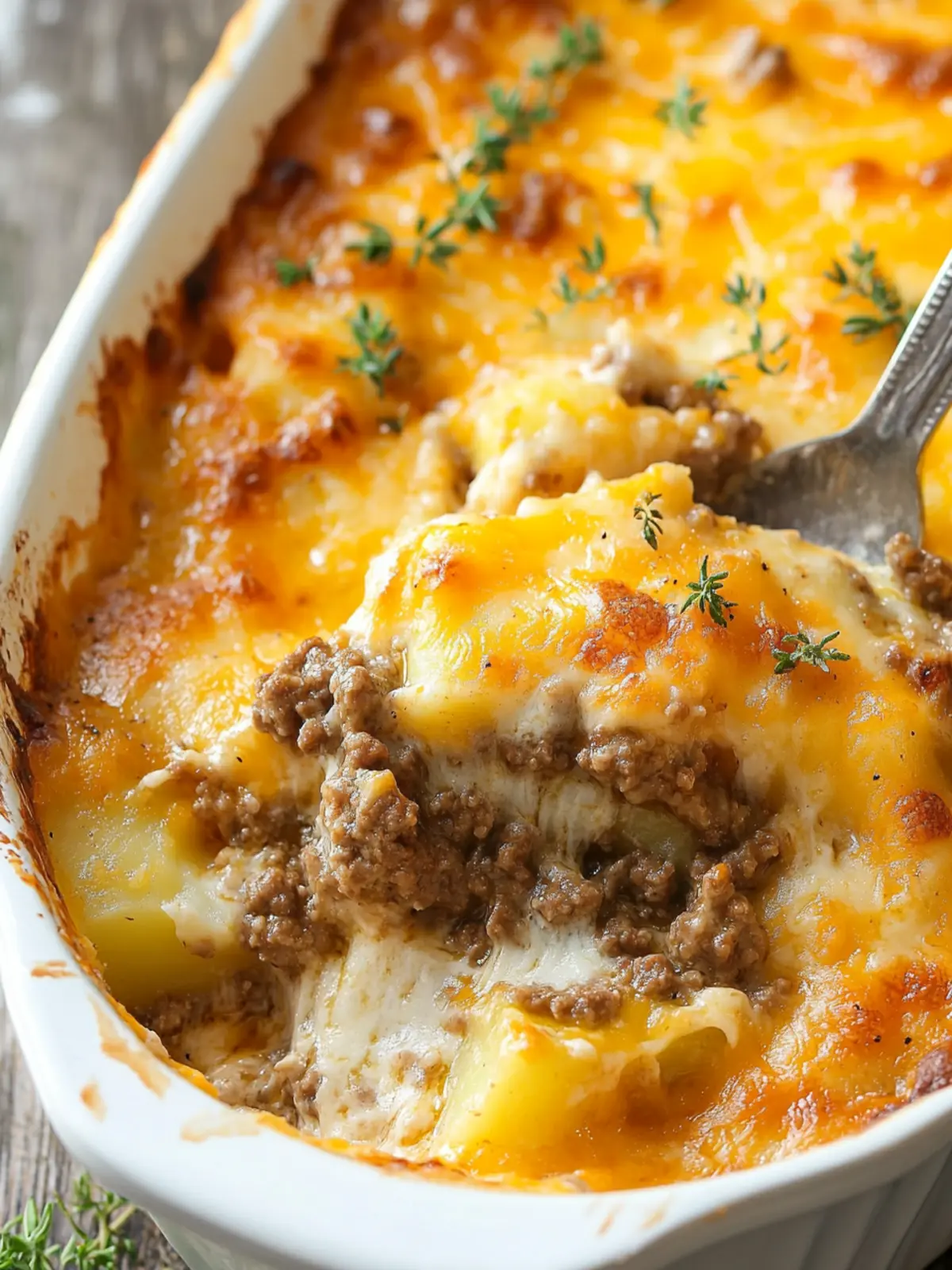 Cheesy Ground Beef and Potato Casserole for Cozy Family Nights 5 Cheesy Ground Beef and Potato Casserole