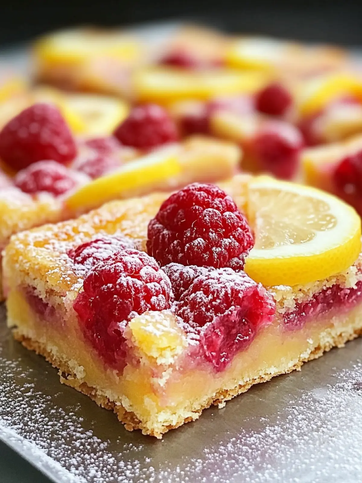 Crispy Lemon Raspberry Bars: Easy Treats for Sweet Cravings 3 Crispy Lemon Raspberry Bars