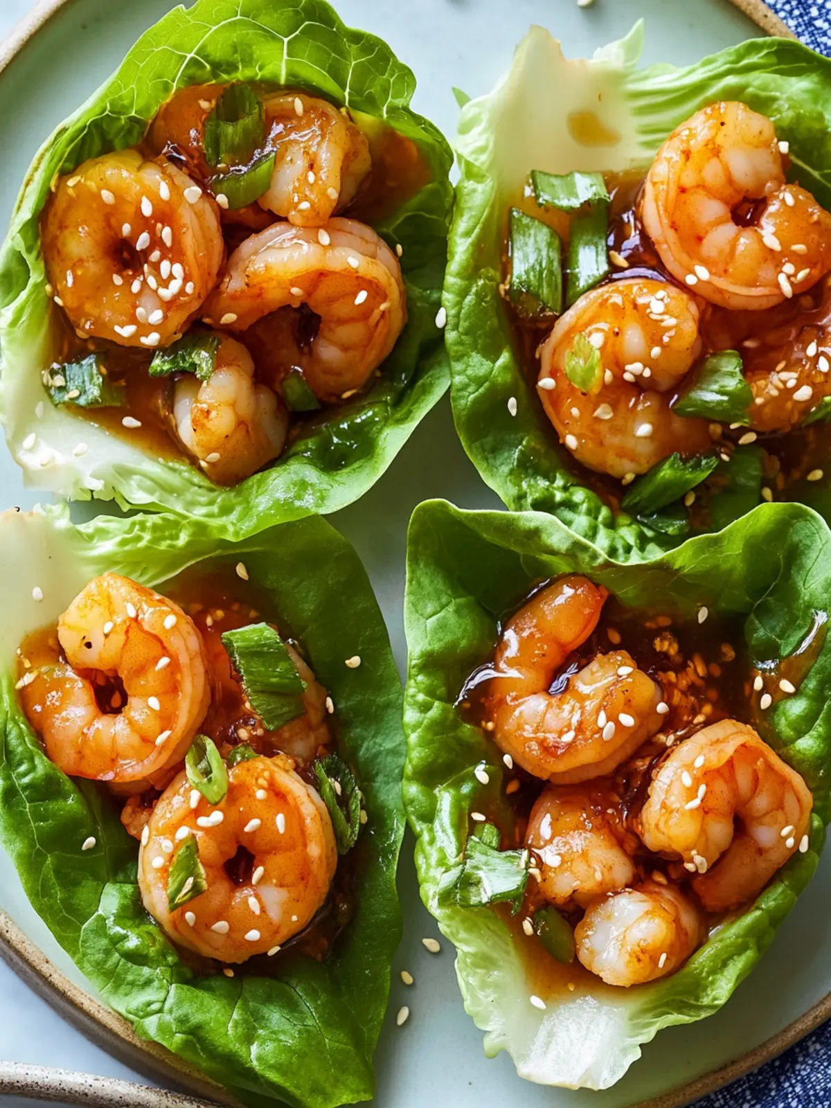 Savor Hot Honey Shrimp Lettuce Wraps for Quick Flavor Bliss 2 Hot Honey Shrimp Lettuce Wraps