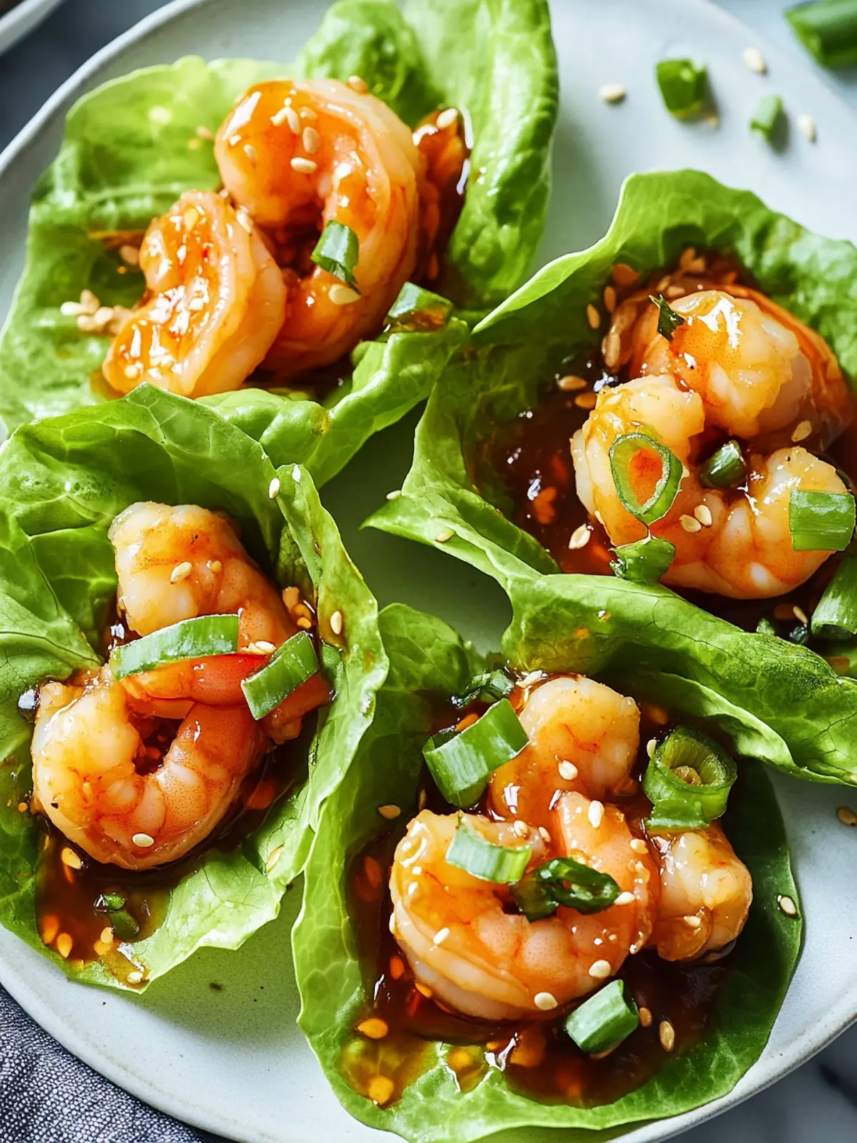 Savor Hot Honey Shrimp Lettuce Wraps for Quick Flavor Bliss 4 Hot Honey Shrimp Lettuce Wraps