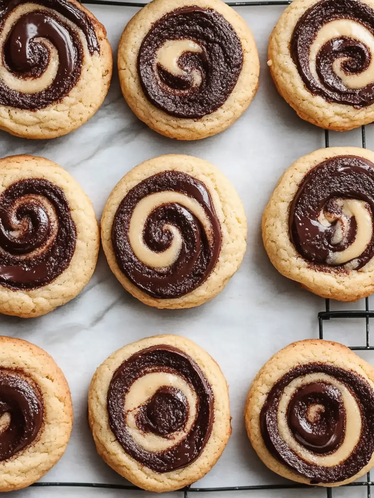 Peanut Butter Chocolate Swirl Cookies You Can't Resist! 5 Peanut Butter Chocolate Swirl Cookies