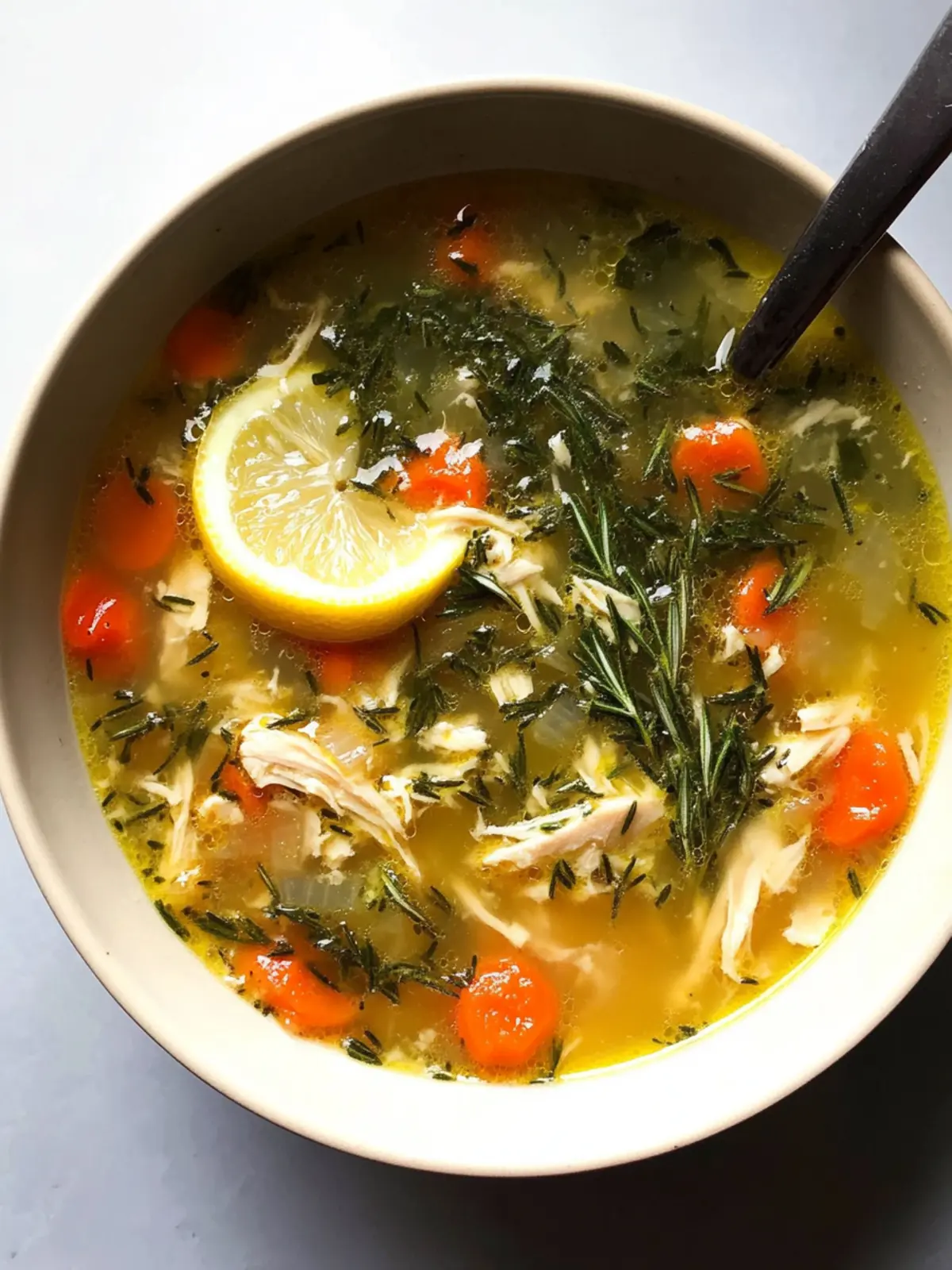 Lemon Rosemary Chicken Soup for Cozy Comfort Food Bliss 2 Lemon Rosemary Chicken Soup