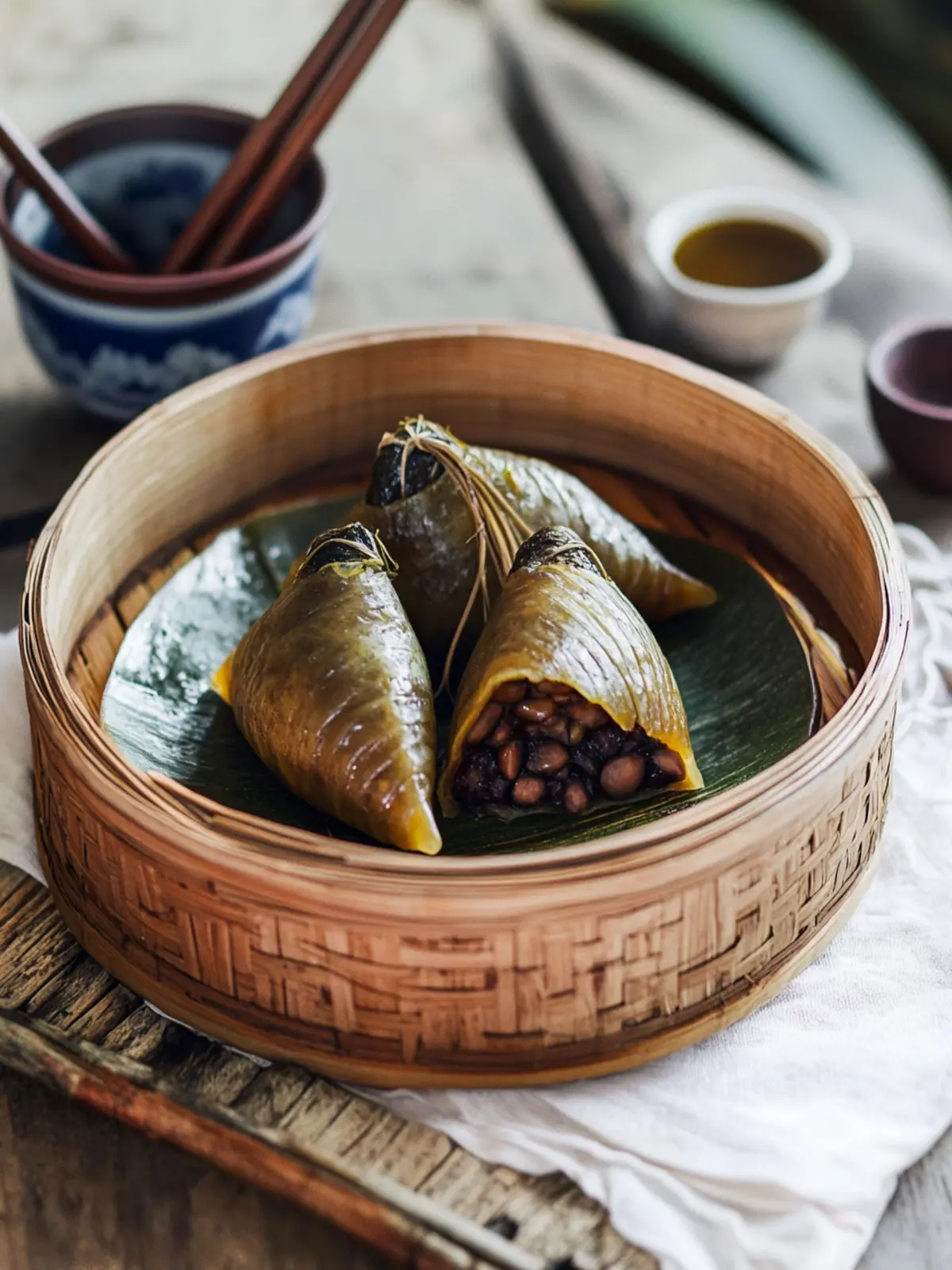 Irresistible Red Bean Zongzi: A Chewy Taste of Tradition 4 Red Bean Zongzi