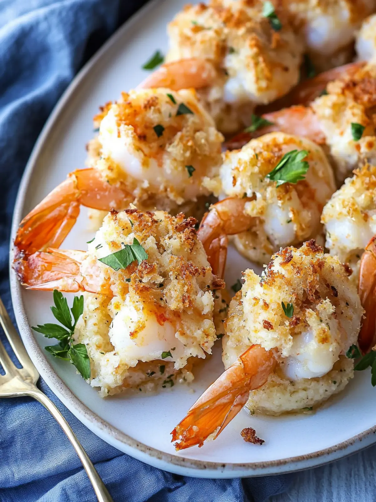 Irresistible Baked Stuffed Shrimp with Creamy Crab Delight 2 Baked Stuffed Shrimp