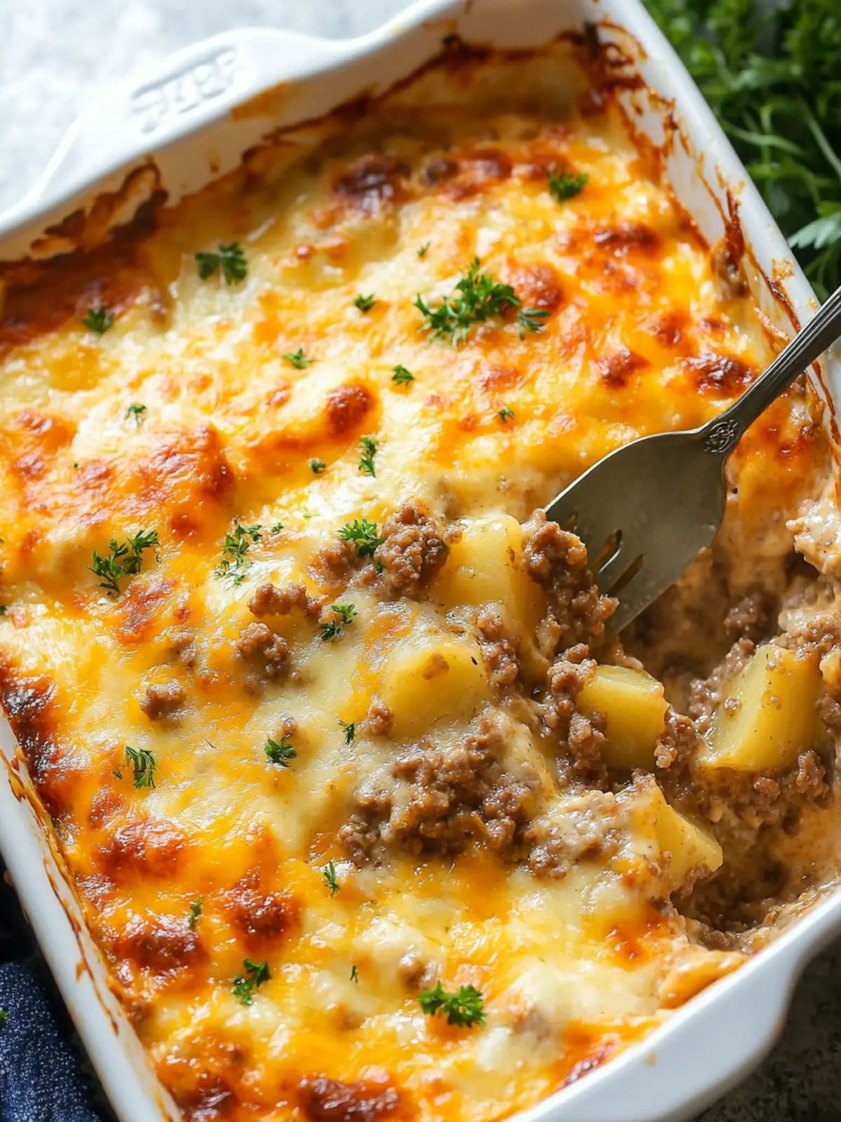 Cheesy Ground Beef and Potato Casserole for Cozy Family Nights 4 Cheesy Ground Beef and Potato Casserole