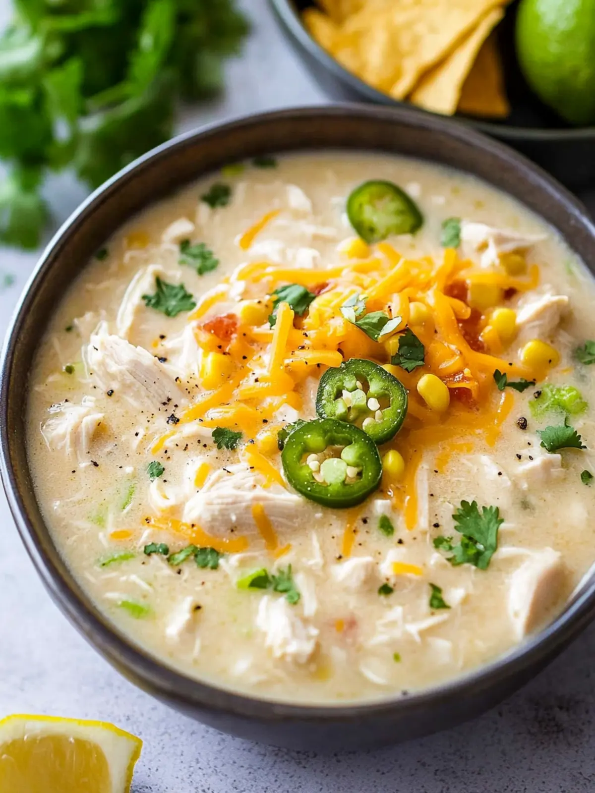 Creamy Instant Pot White Chicken Chili That's Ready in 30 Minutes 5 Creamy Instant Pot White Chicken Chili