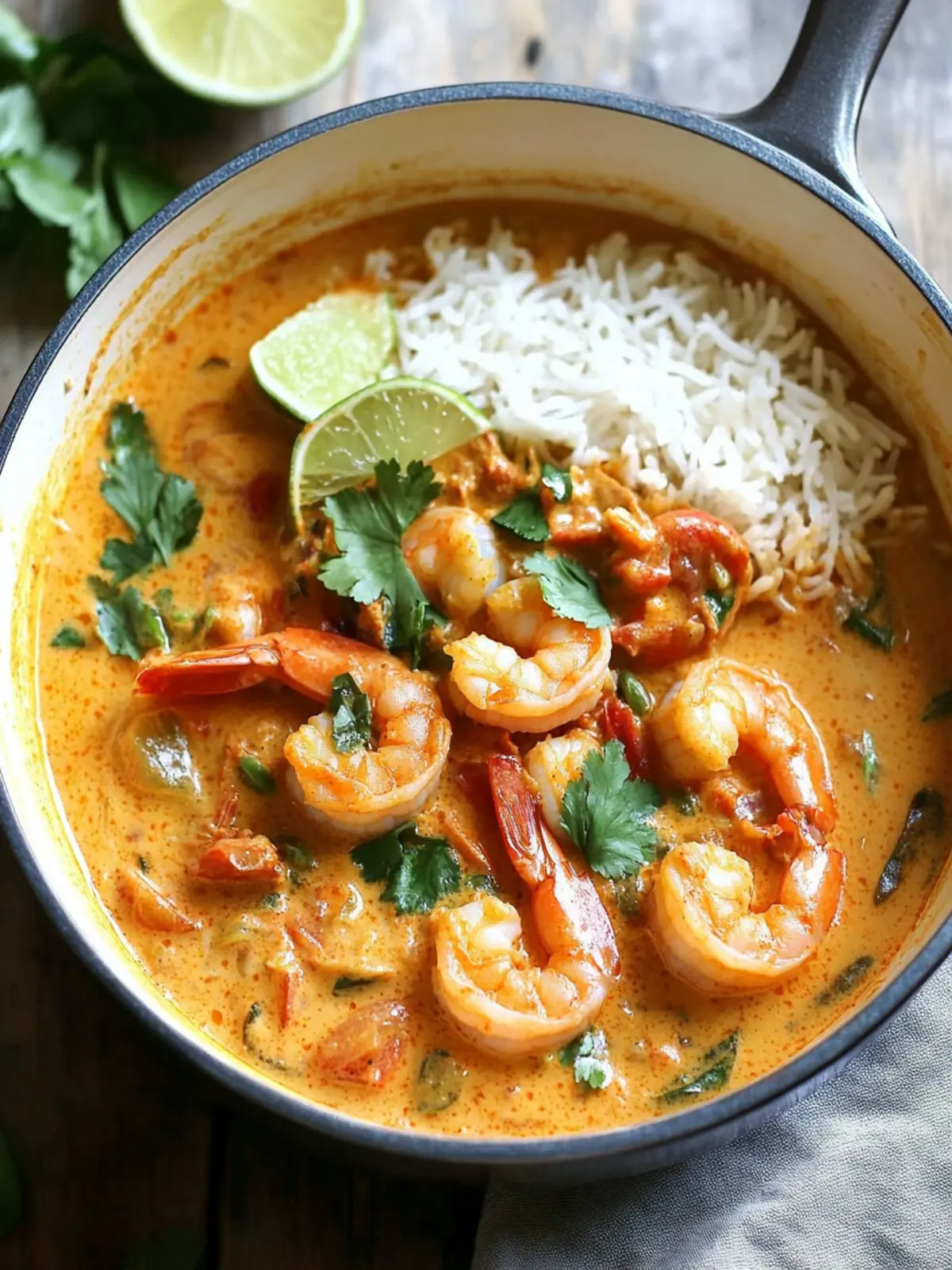 Delicious Thai Coconut Shrimp Curry Ready in 30 Minutes 3 Thai Coconut Shrimp Curry