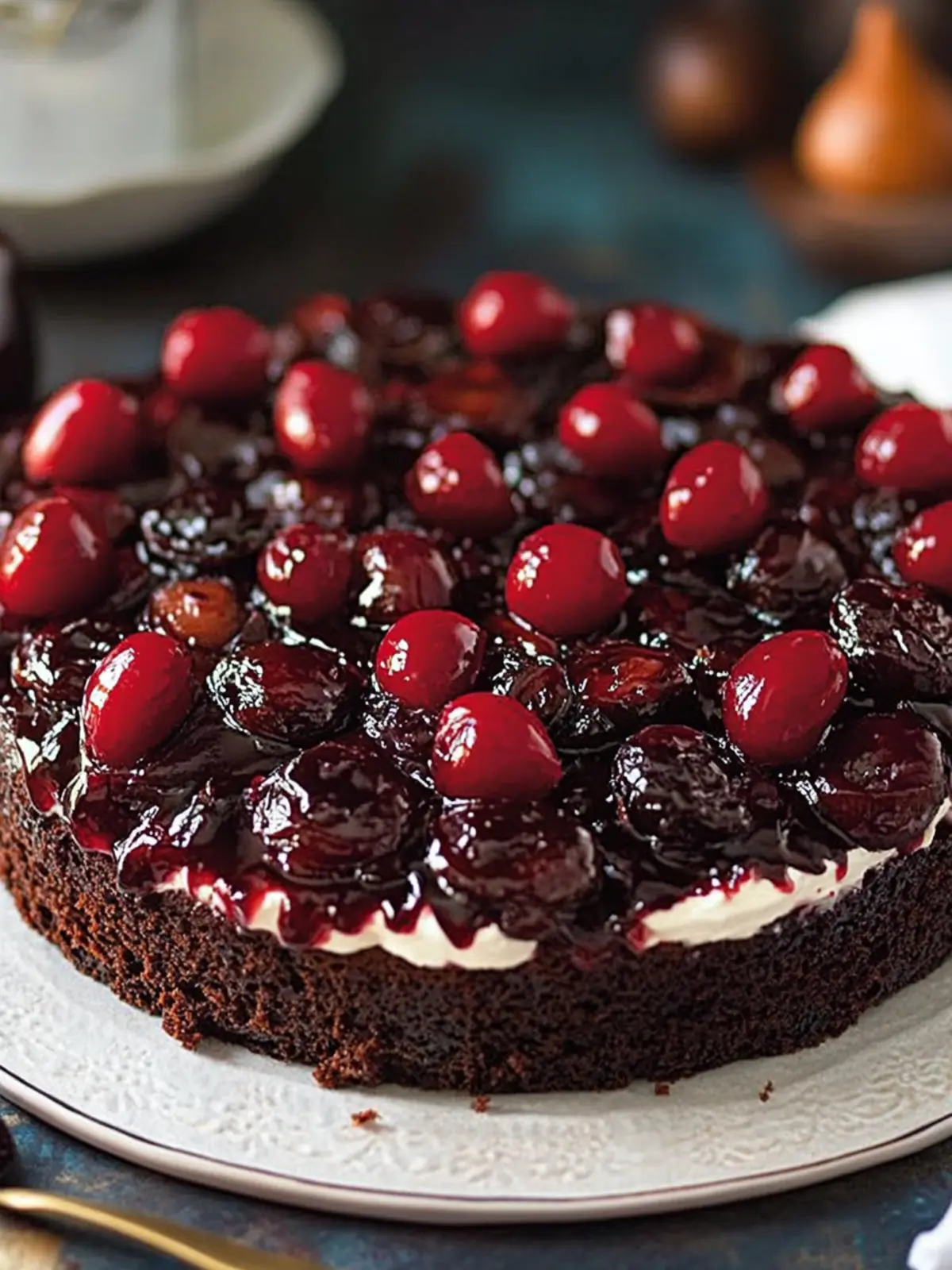 Indulge in Decadence: Black Forest Upside-Down Cake Recipe 5 Black Forest Upside-Down Cake