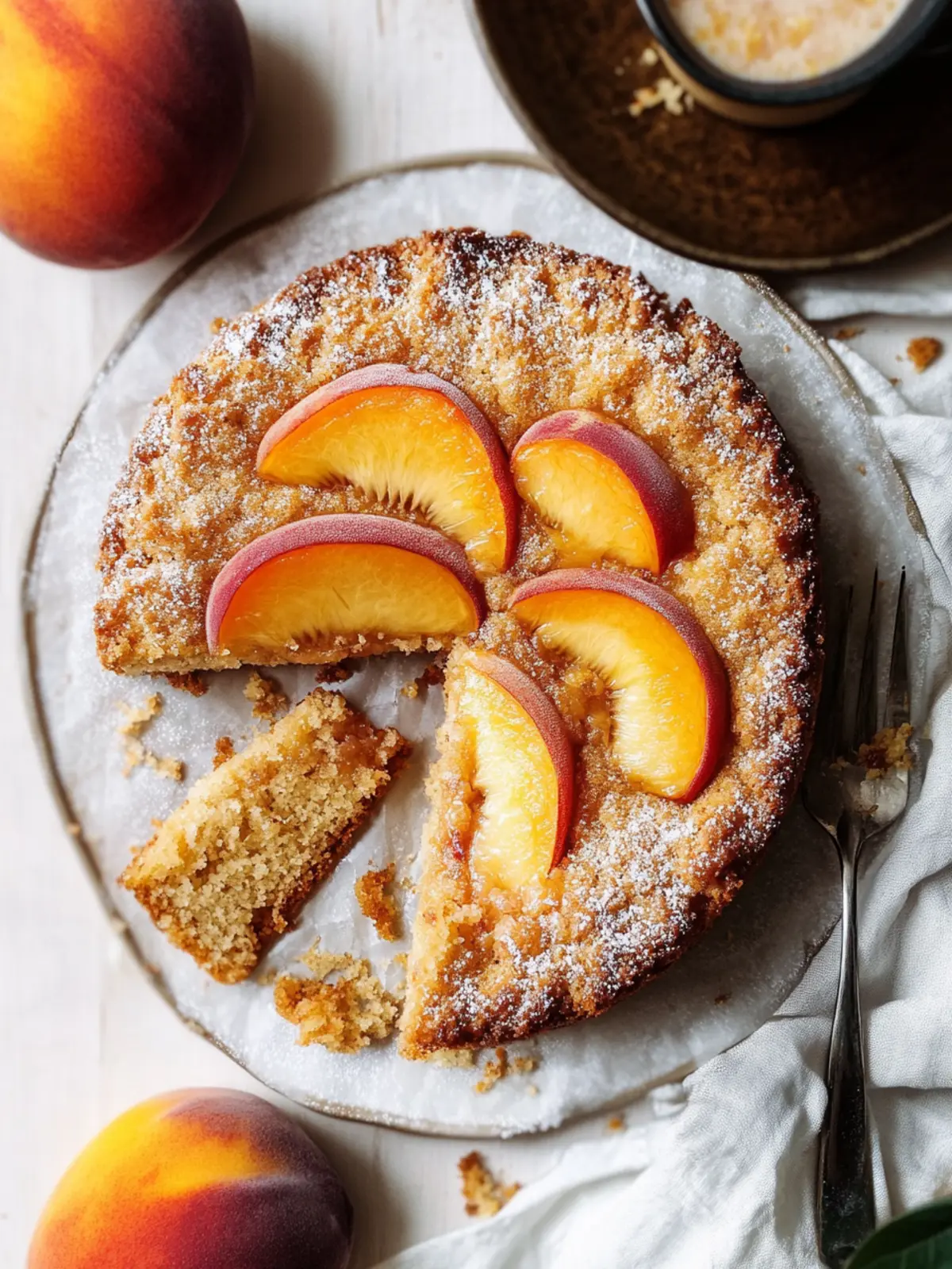 Irresistible Peach Coffee Cake Bursting with Flavor 3 Peach Coffee Cake
