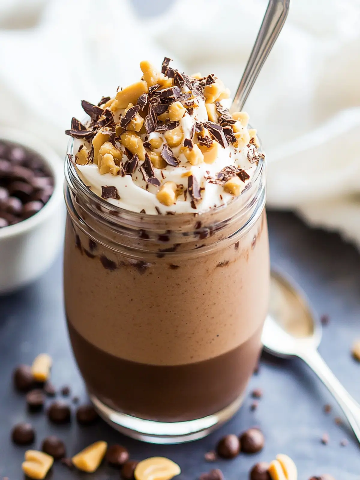 Chocolate Peanut Butter Espresso Smoothie Parfait for Fuel 3 Chocolate Peanut Butter Espresso Smoothie Parfait