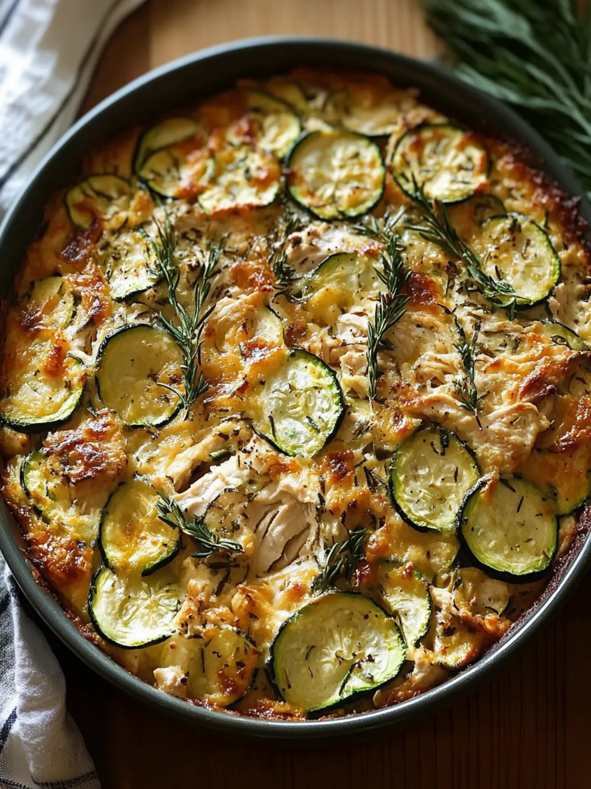 Delicious Rotisserie Chicken Zucchini Casserole Ready in 25 Minutes 2 Rotisserie Chicken Zucchini Casserole
