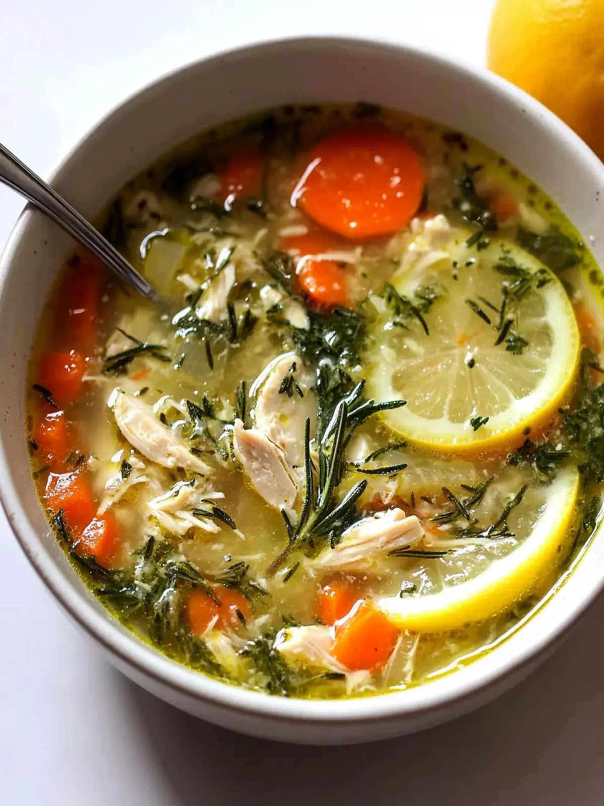 Lemon Rosemary Chicken Soup for Cozy Comfort Food Bliss 3 Lemon Rosemary Chicken Soup