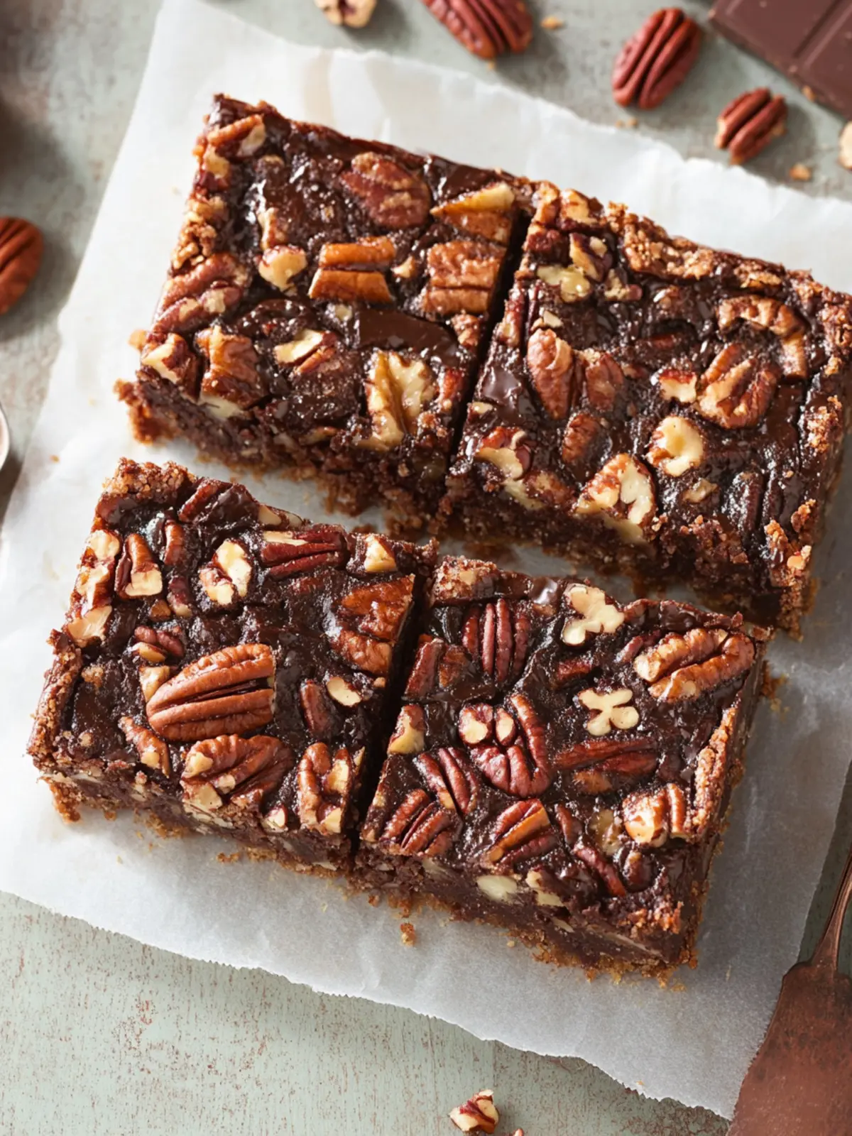 Chocolate Pecan Pie Bars That Will Wow Your Taste Buds 4 Chocolate Pecan Pie Bars