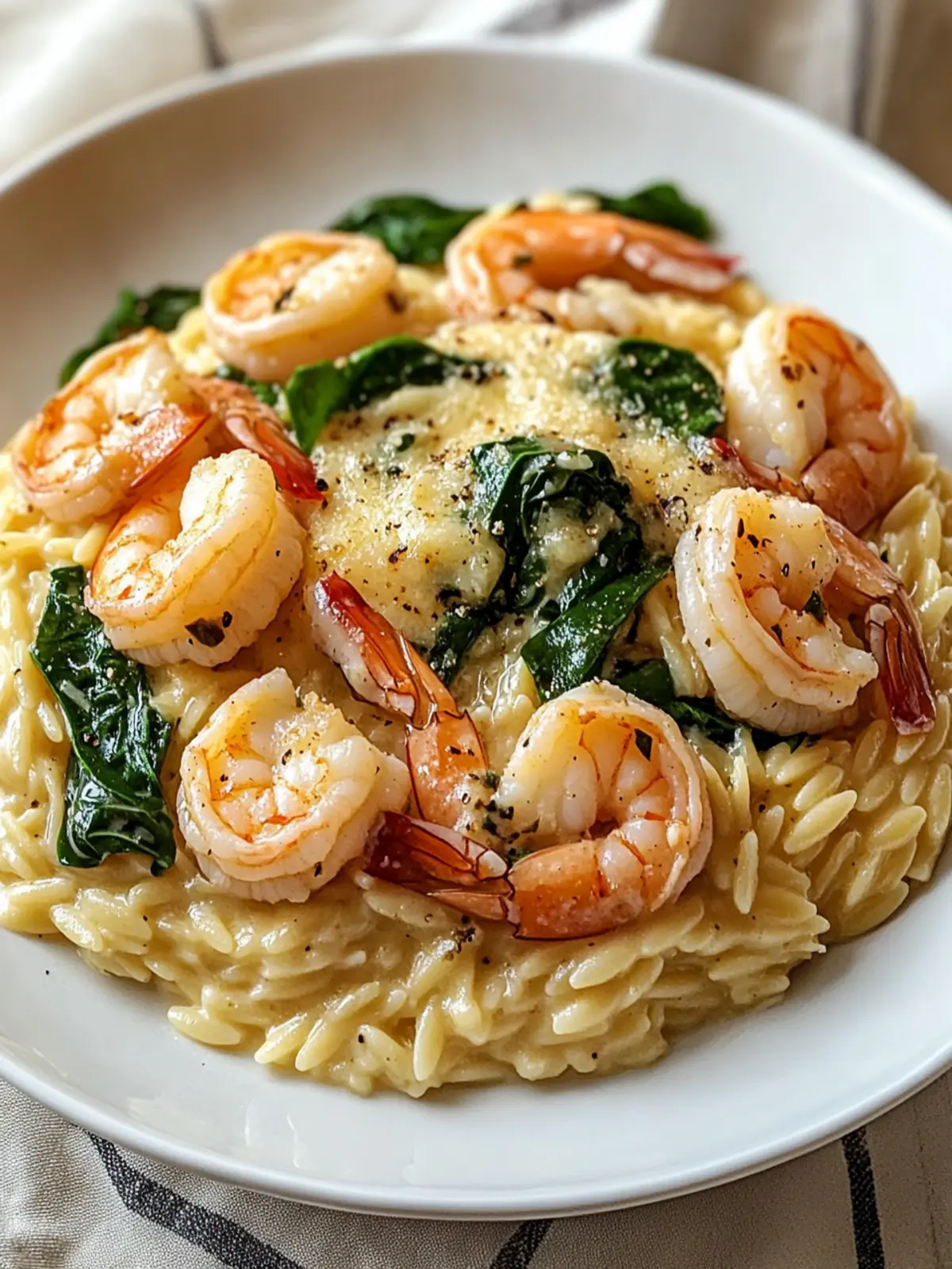 Creamy Garlic Shrimp Orzo Risotto-Style for Effortless Elegance 3 Creamy Garlic Shrimp Orzo “Risotto-Style