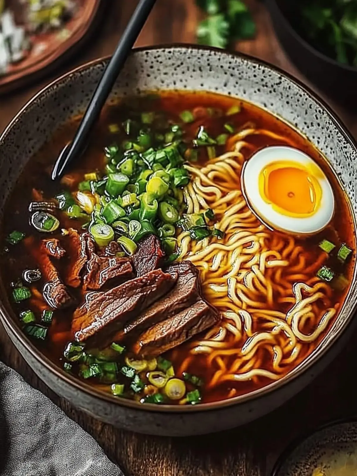 Easy Dairy-Free Beef Ramen Noodle Soup in 30 Minutes 4 Beef Ramen Noodle Soup