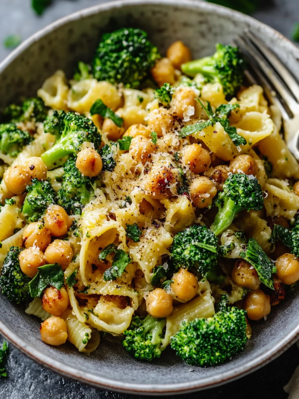 Broccoli Chickpea Pasta with Garlic Olive Oil in Just 30 Minutes 5 Broccoli Chickpea Pasta with Garlic Olive Oil
