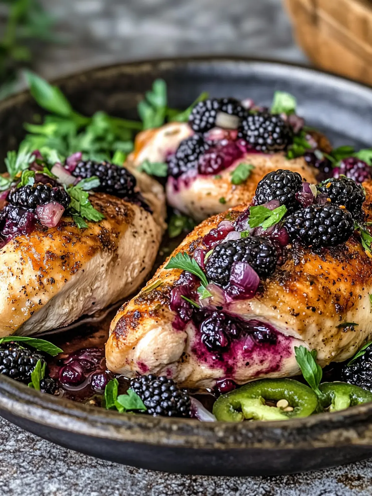 Melty Blackberry Jalapeno Stuffed Chicken for Gourmet Bliss 4 Melty Blackberry Jalapeno Stuffed Chicken