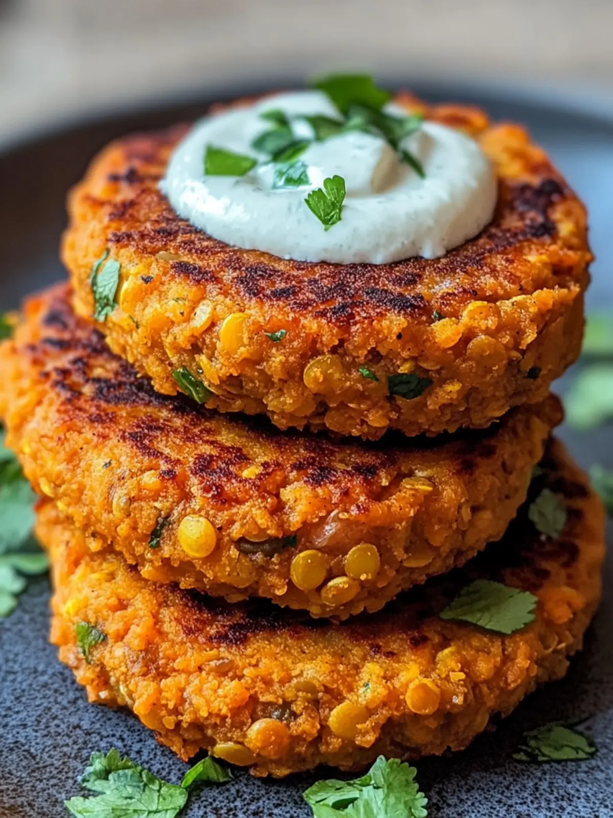 Crispy Sweet Potato & Red Lentil Patties You’ll Crave Daily 3 CRISPY SWEET POTATO & RED LENTIL PATTIES