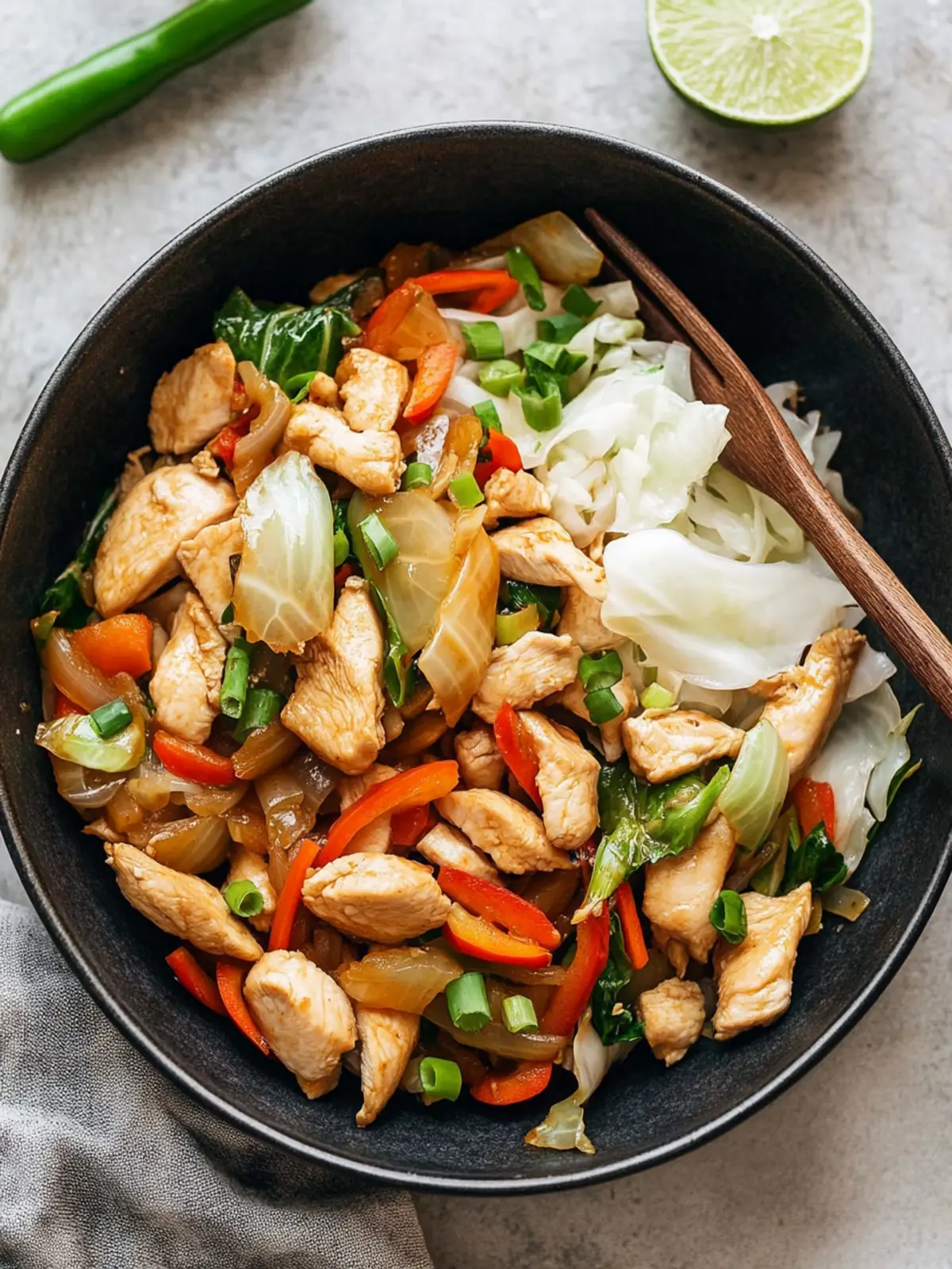 Savor Quick Chicken and Cabbage Stir Fry for Busy Weeknights 2 Chicken and Cabbage Stir Fry