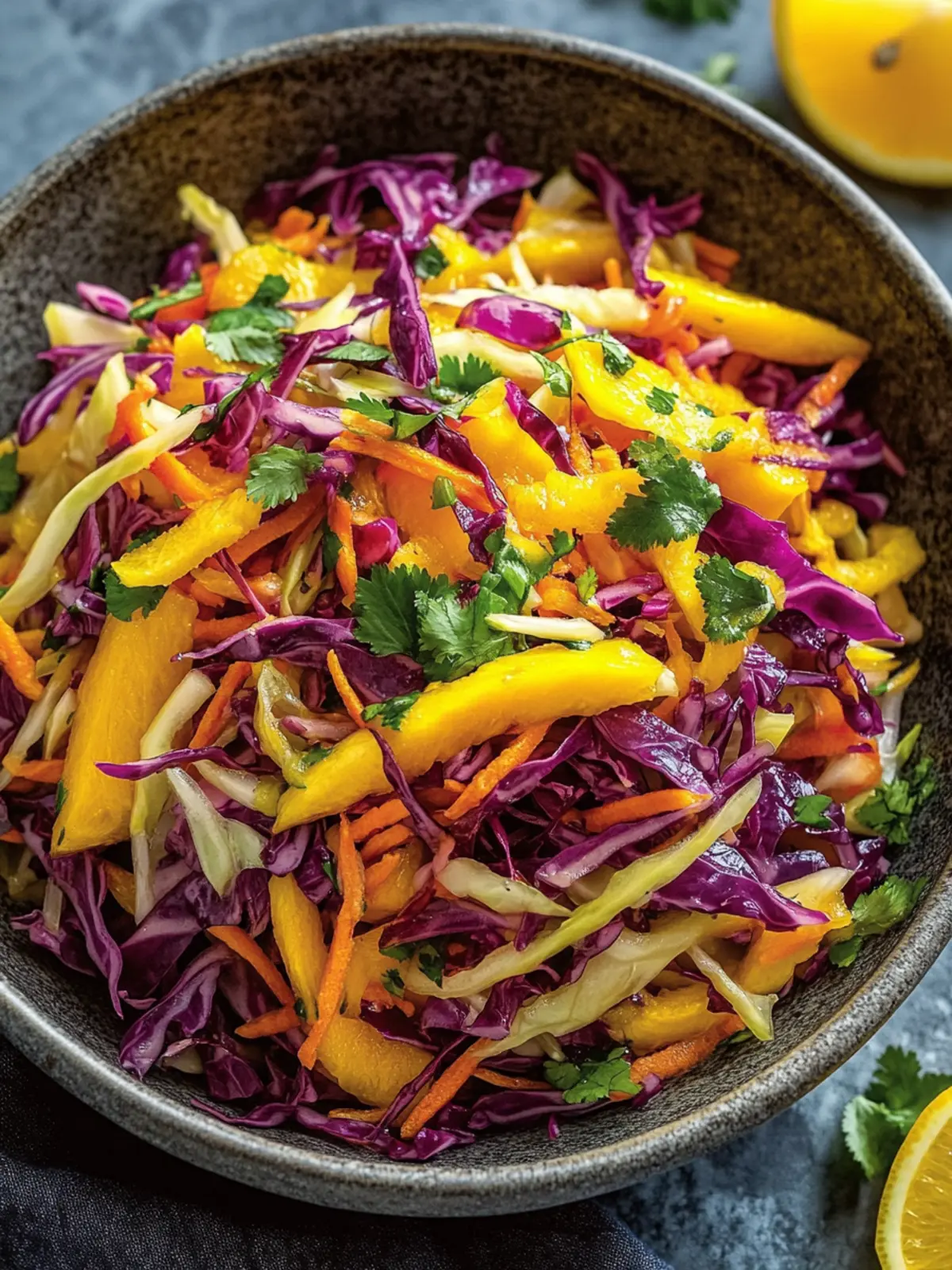 Mango Cabbage Citrus Slaw for Vibrant Summer Gatherings 3 Mango Cabbage Citrus Slaw