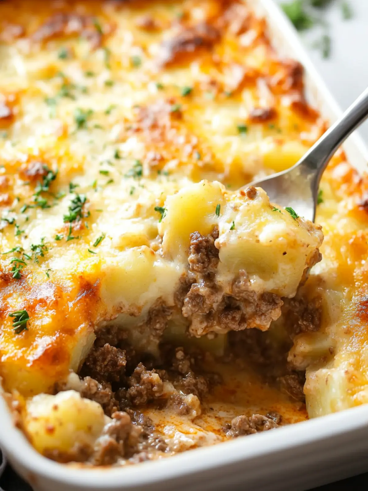 Cheesy Ground Beef and Potato Casserole for Cozy Family Nights 2 Cheesy Ground Beef and Potato Casserole