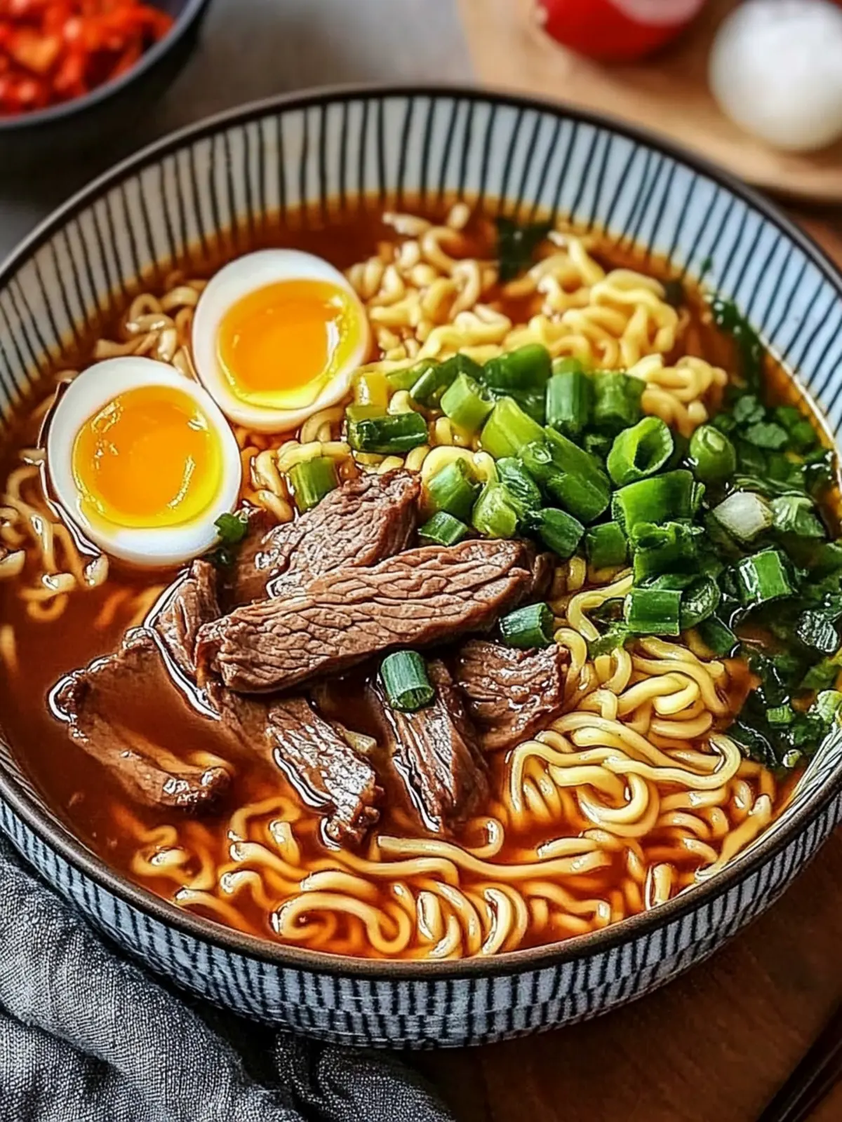 Easy Dairy-Free Beef Ramen Noodle Soup in 30 Minutes 2 Beef Ramen Noodle Soup