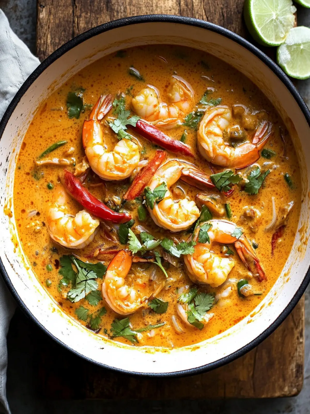 Delicious Thai Coconut Shrimp Curry Ready in 30 Minutes 4 Thai Coconut Shrimp Curry