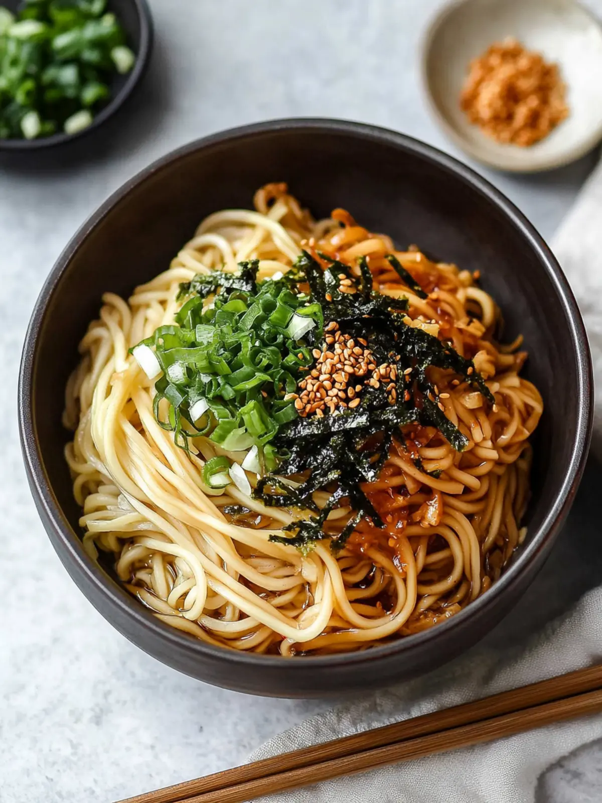 Delicious Korean Perilla Oil Noodles Ready in Just 10 Minutes 2 Korean Perilla Oil Noodles