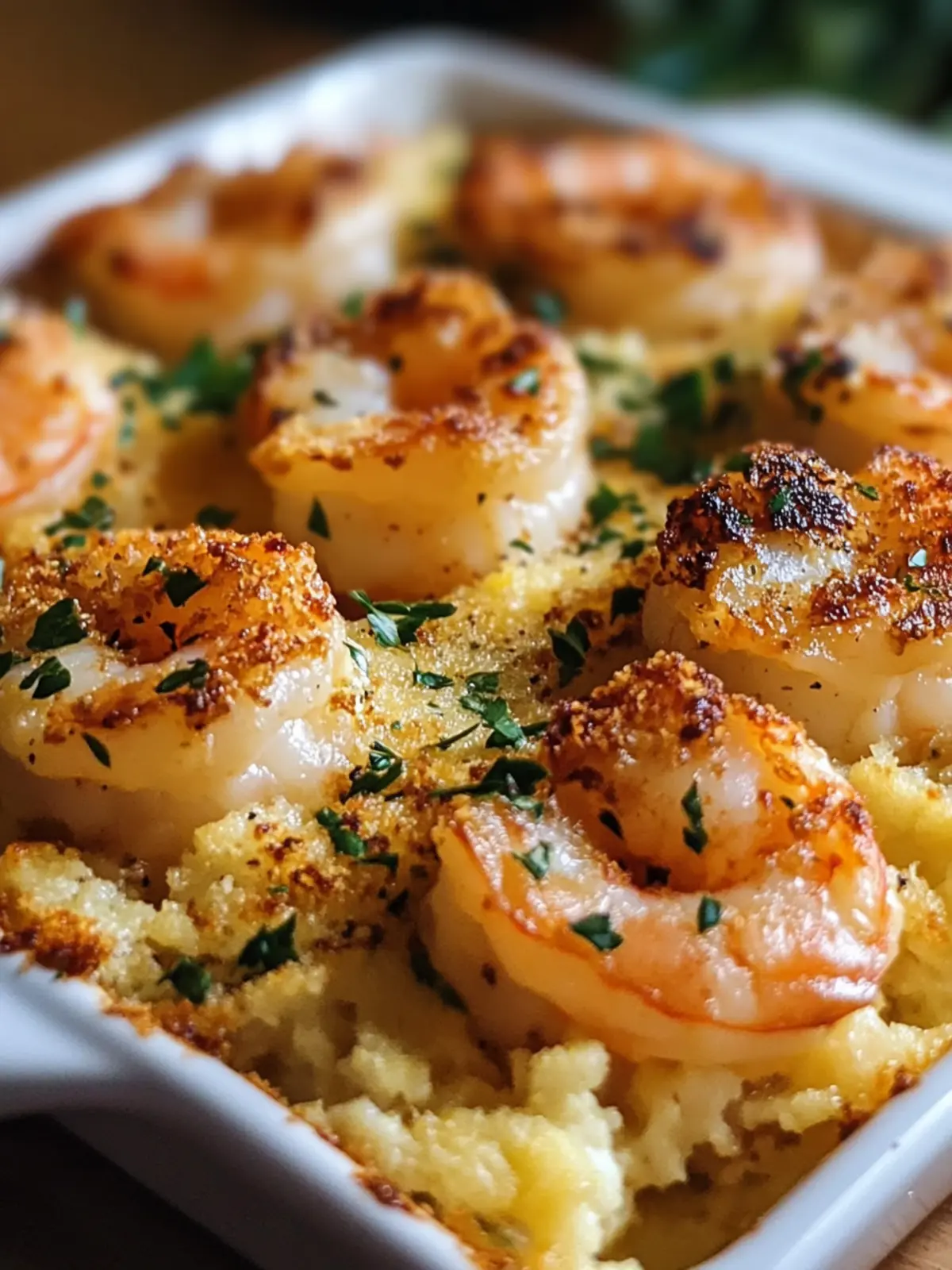 Baked Stuffed Shrimp Casserole: Comfort Food in 40 Minutes 2 Baked Stuffed Shrimp Casserole