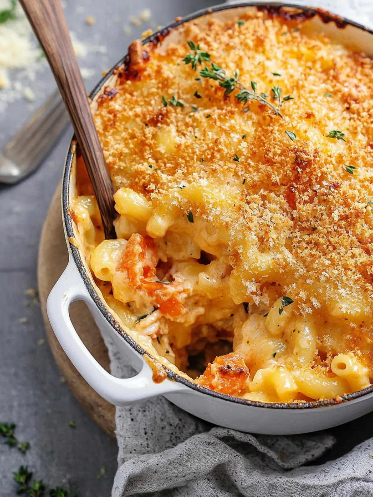 Elevate Comfort: Creamy Crab Macaroni and Cheese Delight 2 Crab Macaroni and Cheese