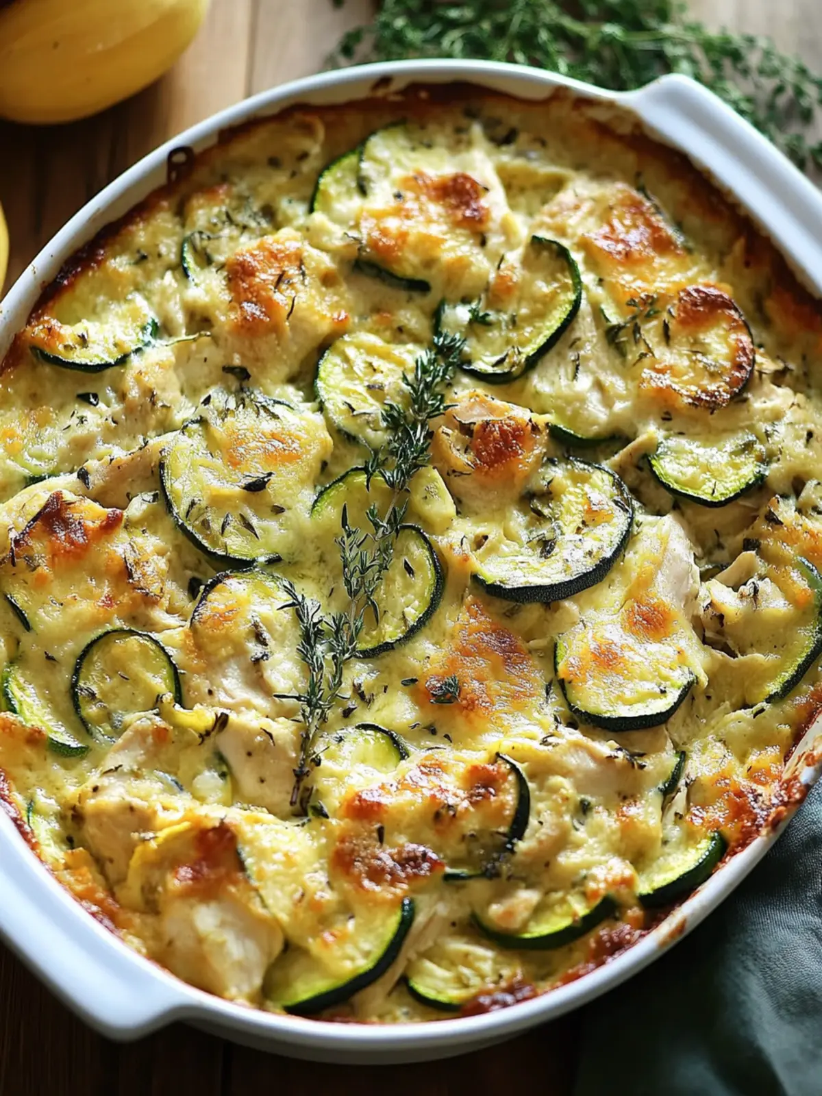 Delicious Rotisserie Chicken Zucchini Casserole Ready in 25 Minutes 4 Rotisserie Chicken Zucchini Casserole