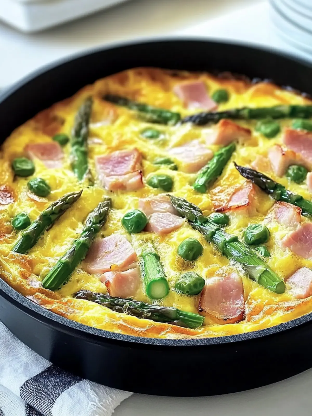 Savory Ham and Asparagus Frittata in Just 30 Minutes 4 Ham and Asparagus Frittata