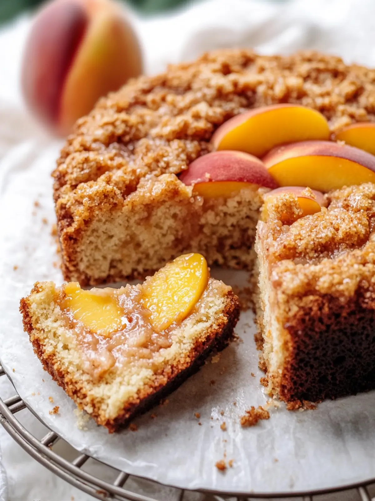 Irresistible Peach Coffee Cake Bursting with Flavor 2 Peach Coffee Cake