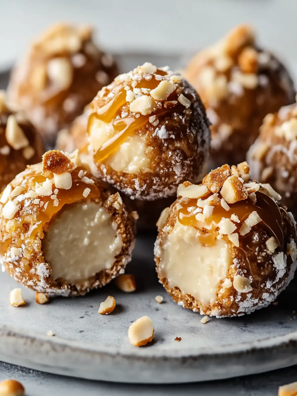 Irresistible Salted Caramel Pretzel Cheesecake Balls Recipe 4 Salted Caramel Pretzel Cheesecake Balls