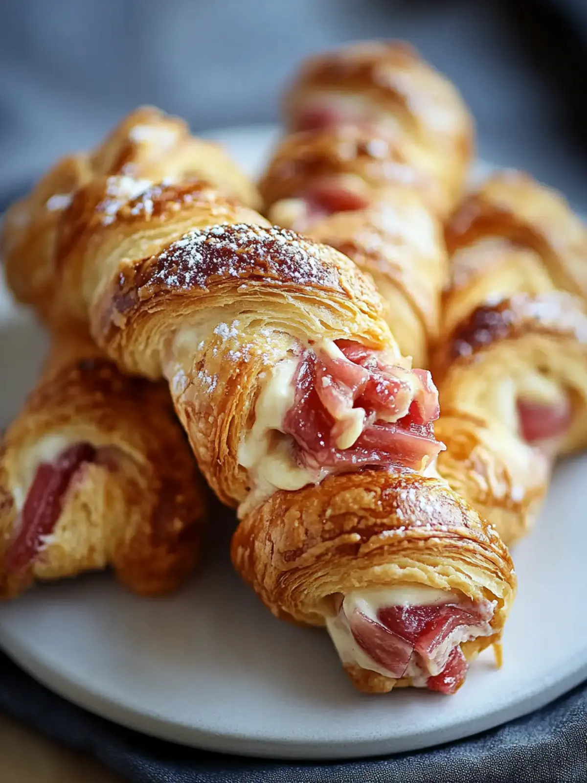 Delicious Rhubarb Cream Cheese Danish Twists in 6 Easy Steps 3 Rhubarb Cream Cheese Danish Twists