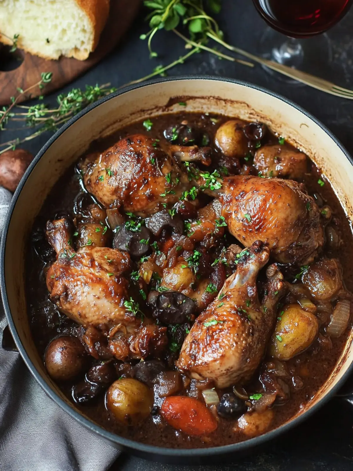 Delicious Coq Au Vin: Your Ultimate Comfort Food Upgrade 3 Coq Au Vin (Chicken in Red Wine)
