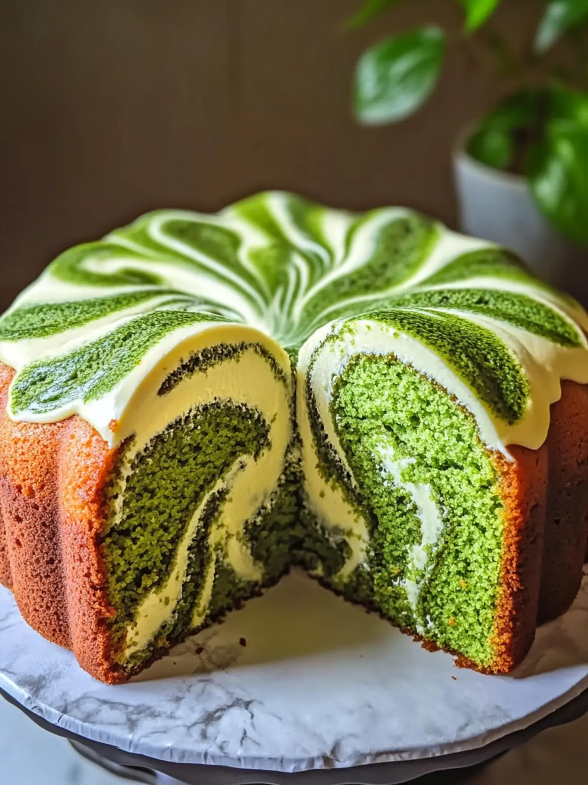 Perfect Matcha Marble Pound Cake to Wow Your Guests 2 Matcha Marble Pound Cake