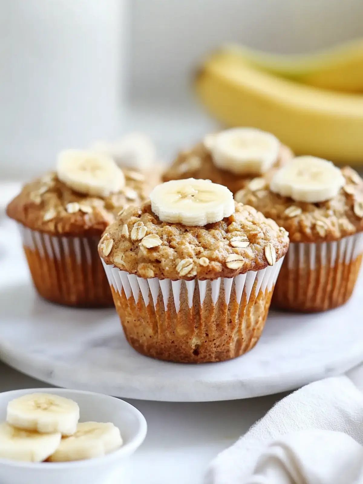 Healthy Banana Oatmeal Muffins That Will Brighten Your Morning 4 Healthy Banana Oatmeal Muffins