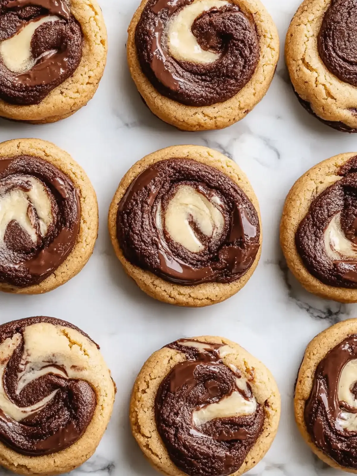 Peanut Butter Chocolate Swirl Cookies You Can't Resist! 3 Peanut Butter Chocolate Swirl Cookies