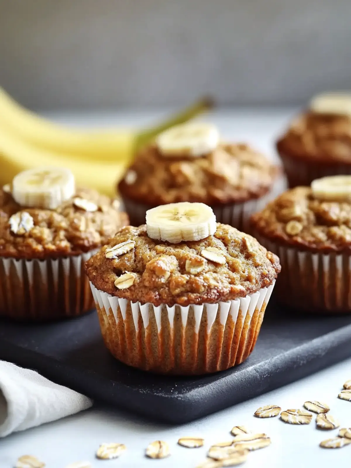Healthy Banana Oatmeal Muffins That Will Brighten Your Morning 3 Healthy Banana Oatmeal Muffins