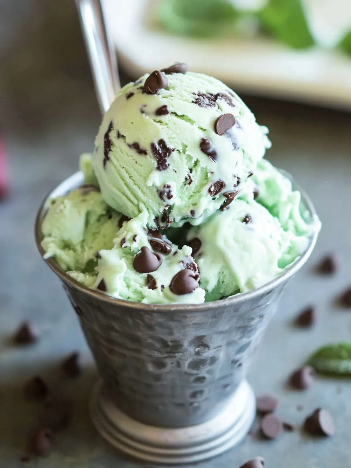 Delightful No-Churn Mint Chocolate Chip Ice Cream in Minutes 2 No-Churn Mint Chocolate Chip Ice Cream
