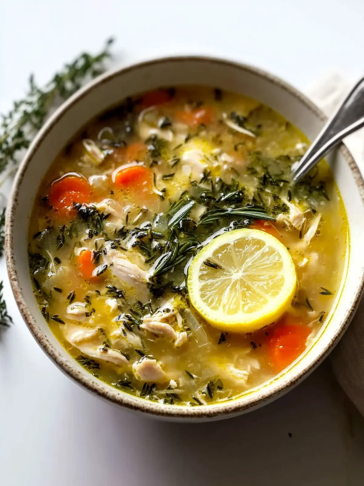 Lemon Rosemary Chicken Soup for Cozy Comfort Food Bliss 5 Lemon Rosemary Chicken Soup