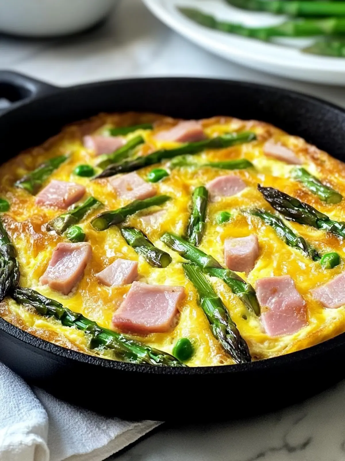 Savory Ham and Asparagus Frittata in Just 30 Minutes 3 Ham and Asparagus Frittata